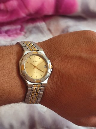 Reloj Alpina bicolor automático