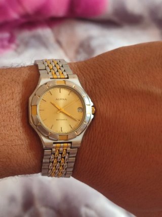 Reloj Alpina bicolor automático
