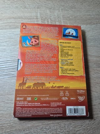 El Rey León Edición Especial DVD
