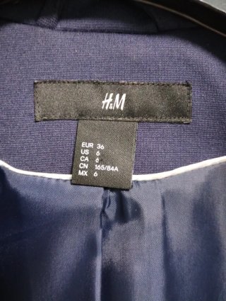 Chaqueta H&M Azul Talla S