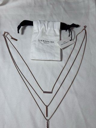 Collar Liebeskind 3 capas (oro rosa)
