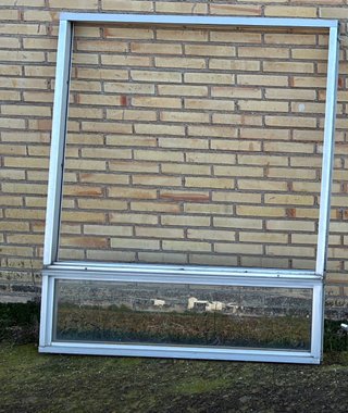 Ventana corredera aluminio 130x158/120cm