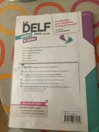 Le DELF scolaire et junior B1
