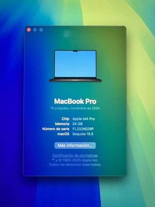 MacBook Pro 16 M4 Pro 24GB 512GB AppleCare + Mouse