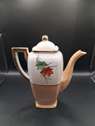 Cafetera Japonesa Porcelana Dragón Geisha