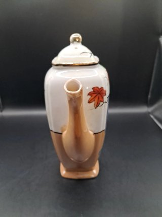 Cafetera Japonesa Porcelana Dragón Geisha