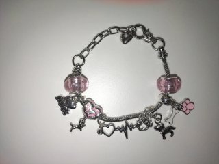 Pulsera El latido de mi perra mujer/niña