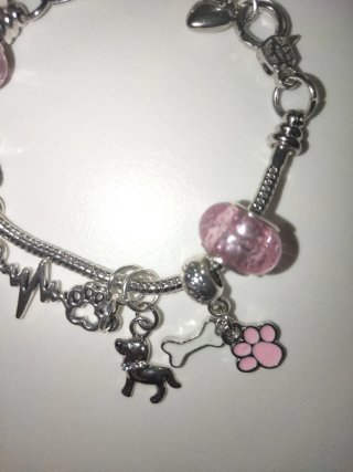 Pulsera El latido de mi perra mujer/niña