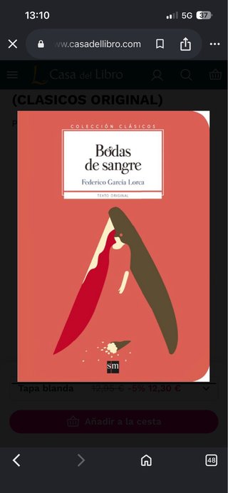 libro bodas de sangre adaptación sm