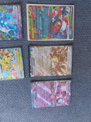 Pokemon lote de cartas EX y otras cartas expeciale