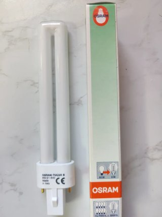 Lote 8 Lámparas Osram Dulux S 9W G23