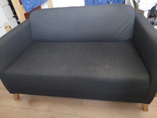 Divano a 2 posti Ikea nero