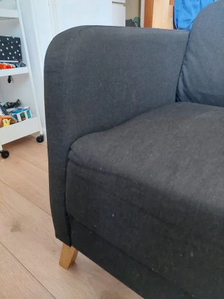 Divano a 2 posti Ikea nero