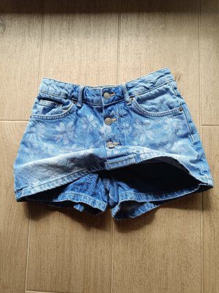 Falda pantalón vaquera Zara T12-13