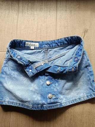 Falda pantalón vaquera Zara T12-13