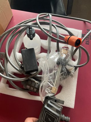Pistola limpieza coche 48VF + Bomba sulfatar