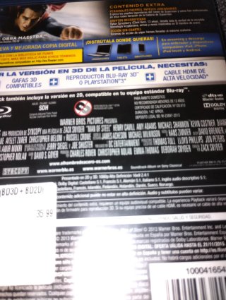 L'Uomo d'Acciaio 3D Blu-ray Precintato