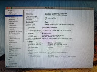 MacBook Pro 15 i7 16GB RAM High Sierra