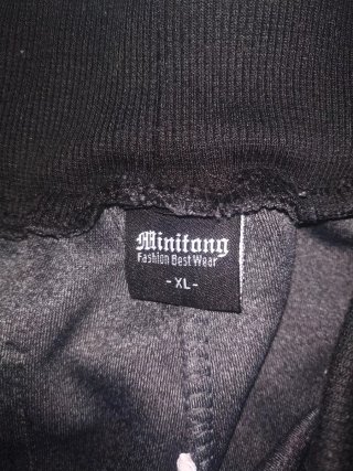 Pantalón jogger deportivo gris con bandas New York
