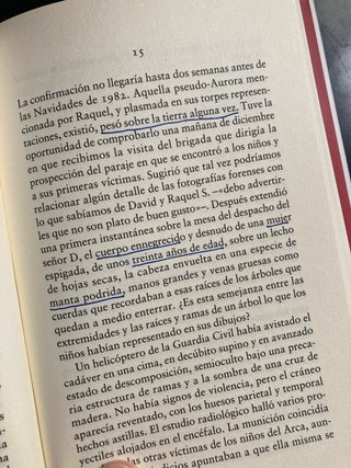 Aurora Q informe sobre los niños del Arca