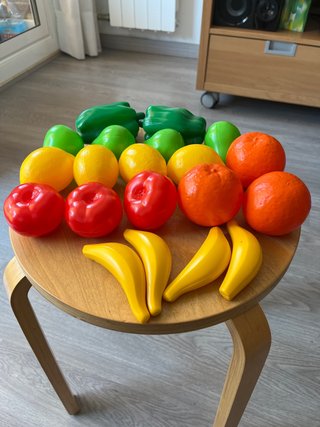 Juego Frutas Plástico Juguete