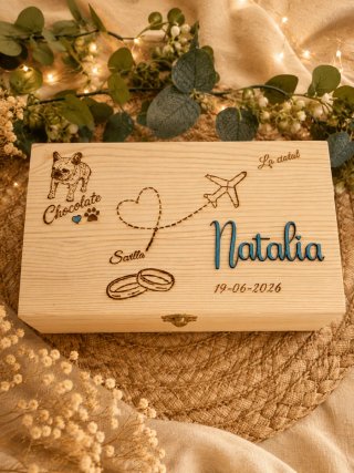 Cajas de madera o cartón personalizadas
