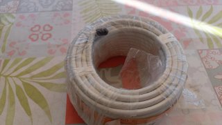 Cable Coaxial PVC Blanco 20m
