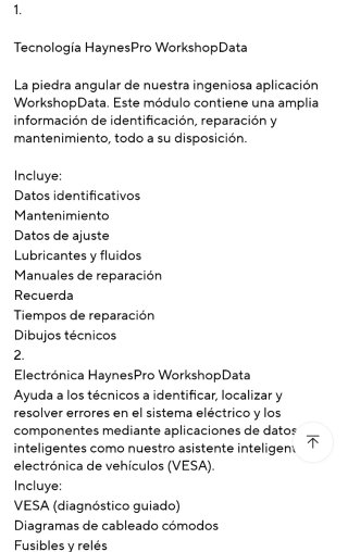 Cuenta Online Haynes Pro 1 año auto data