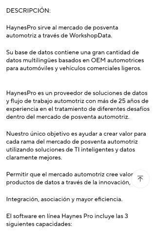Cuenta Online Haynes Pro 1 año auto data
