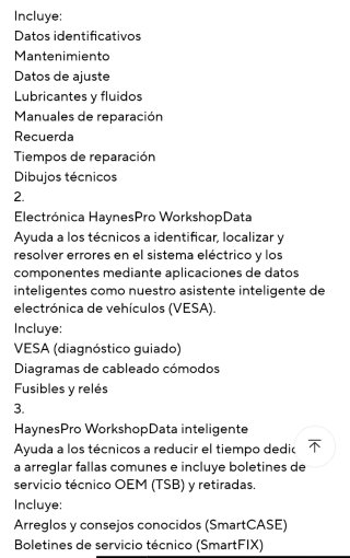 Cuenta Online Haynes Pro 1 año auto data