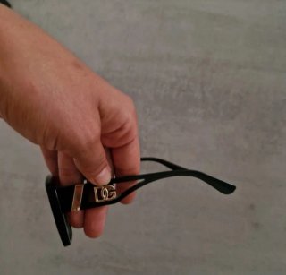 Gafas de sol Dolce & Gabbana negras y doradas
