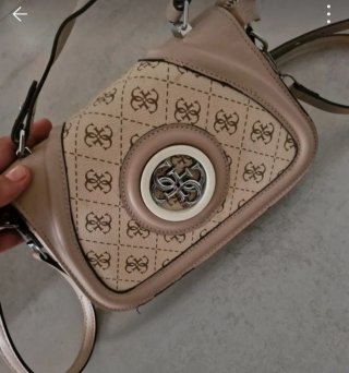Bolso Guess Beige y Marrón