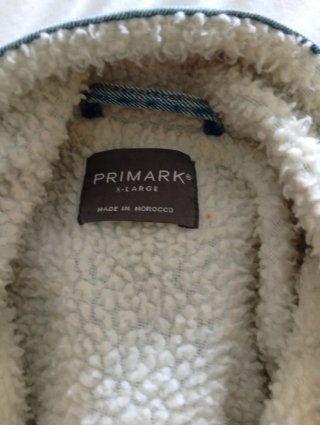 Chaqueta vaquera Primark con pelo hombre