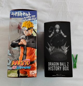 Figuras Naruto y Vegito (Dragon Ball)