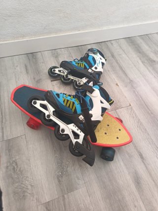 Patinete y patines en línea
