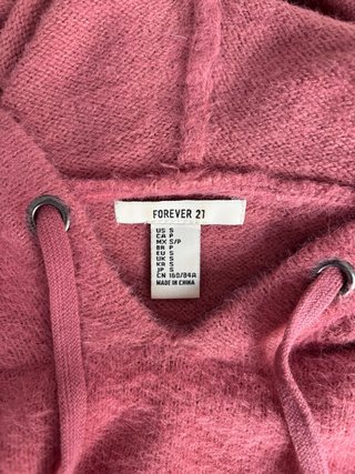 Jersey pelo rosa Forever 21