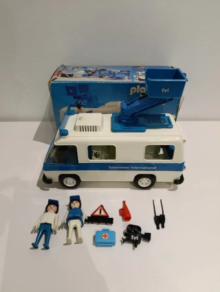 Playmobil 3530 furgoneta TV con accesorios
