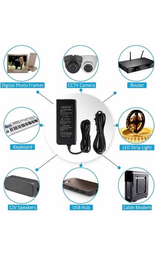 Ledmo Adaptador Corriente 12V 5A HTY-1205000