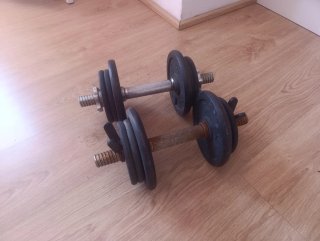 Mancuernas 16kg (par)