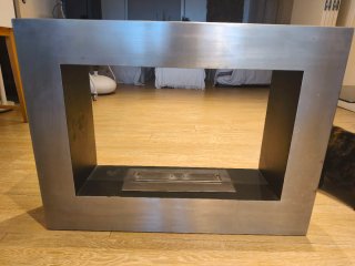 Chimenea Bioetanol Aluminio 0.78x0.58x0.20
