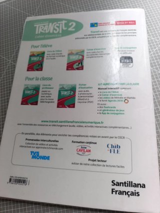 TRANSIT 2 PACK CAHIER D'EXERCICES