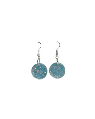 Pendientes redondos con brillo