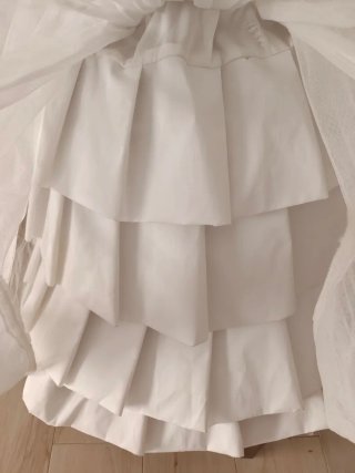 Cancán Fallera Blanco 1'60