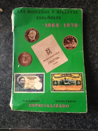 Libro Numismática Española 1868-1978