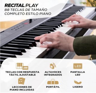 Teclado ALESIS 88 Recital Play