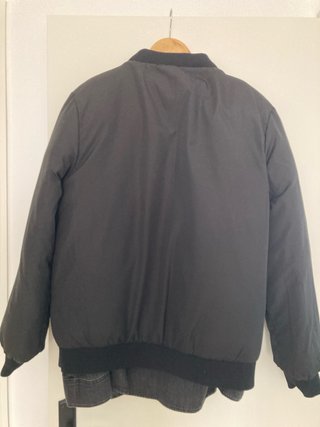 Abrigo Bomber reversible, camuflaje y negro