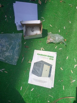 Caseta de jardín metal