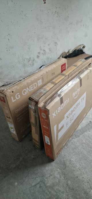 4 TVs LG y Xiaomi para piezas