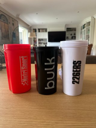 Lote 3 Botellas Shaker NutriSport, Bulk, 226ERS
