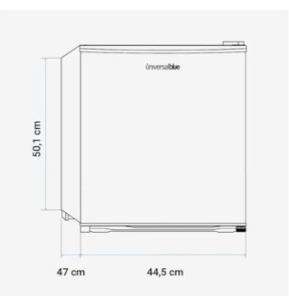 Minibar Nevera UniversalBlue 48L gris